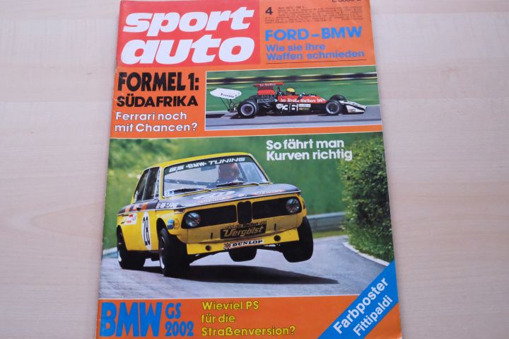 Deckblatt Sport Auto (04/1973)